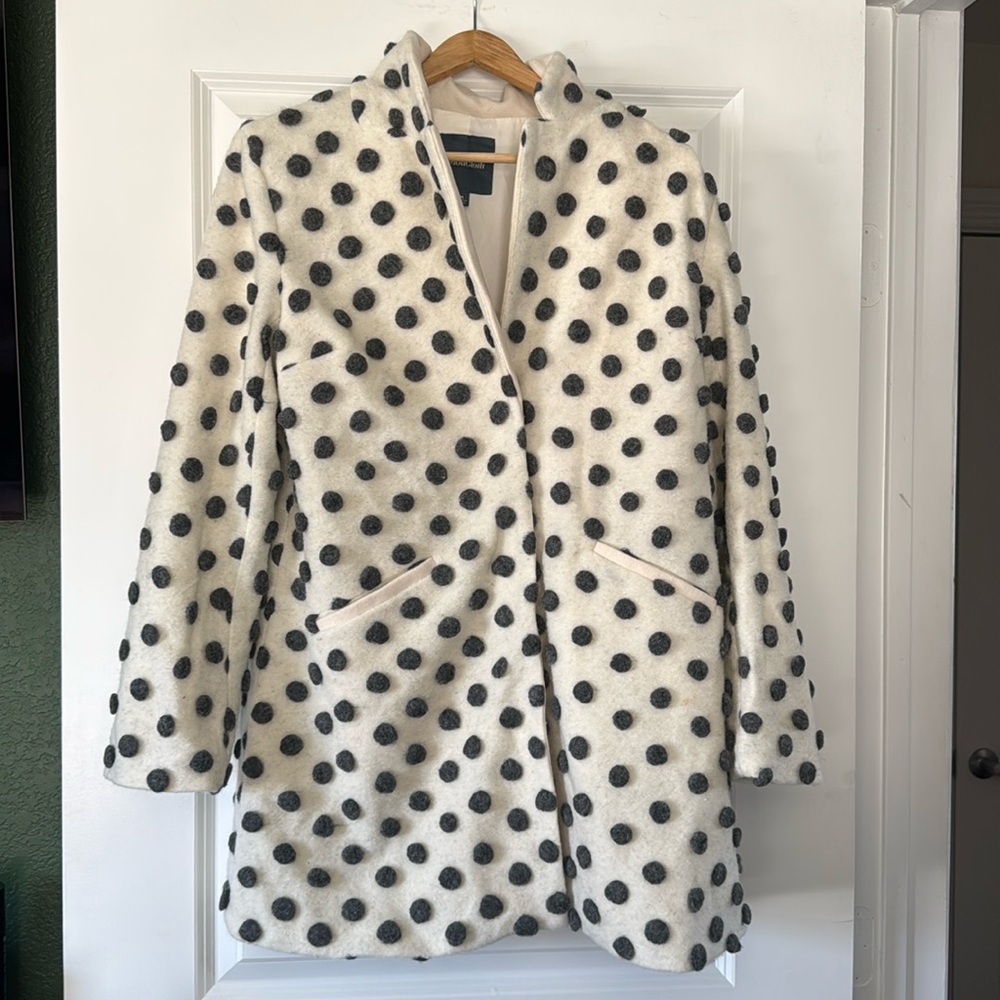 ModCloth Women’s Peacoat 

Salient Dot Wool Blend